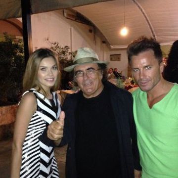 Ksenia performed for the Italian superstar Al Bano