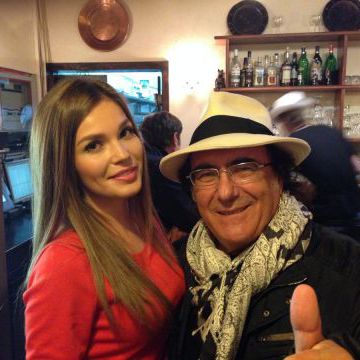 Ksenia performed for the Italian superstar Al Bano