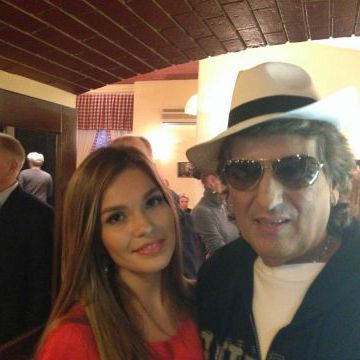 Ksenia performed for the Italian superstar Al Bano