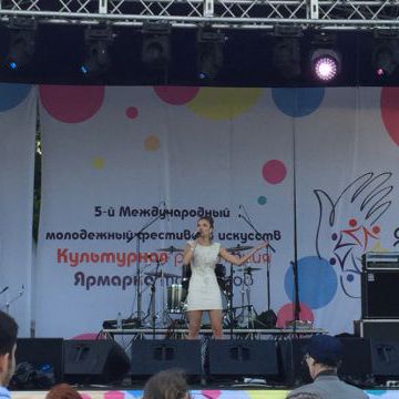 Ksenia is a M.C. of “Culture Revolution 2015” festival