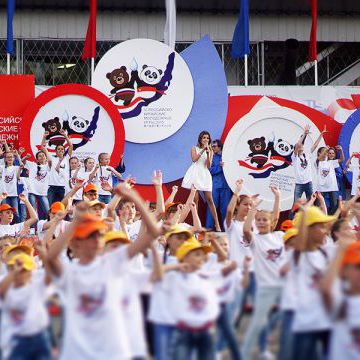 Performance at the international festival “VI Russian-Chinese Youth Games 2015” 