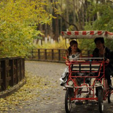 Съемка клипов «俄罗斯姑娘爱北京», «左手牵右手», «爱在政和» в Китае