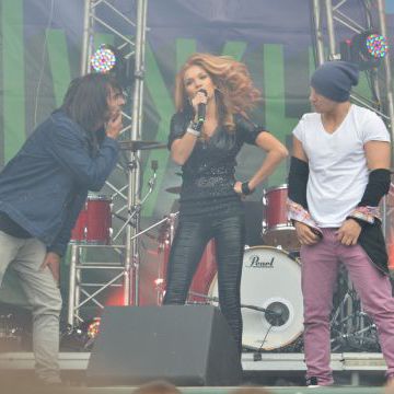 Performance in big show of RU TV channel in honor of Moscow Day, Luzhniki Stadium